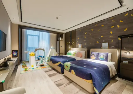 Green Frog Family Theme Room (Minibar + Childlike Tent + Dyson Hair Dryer)